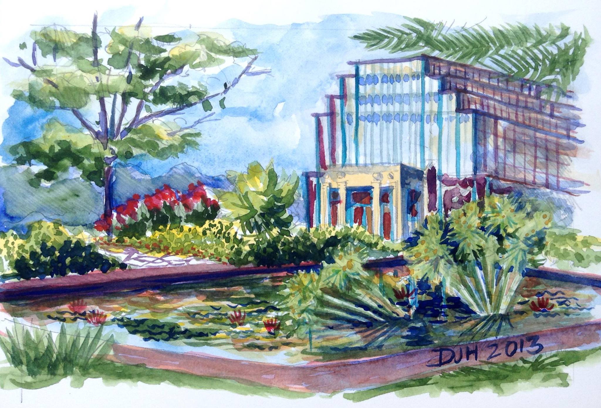 Danae Designs Plein Air Watercolor Jewel Box Forest Park