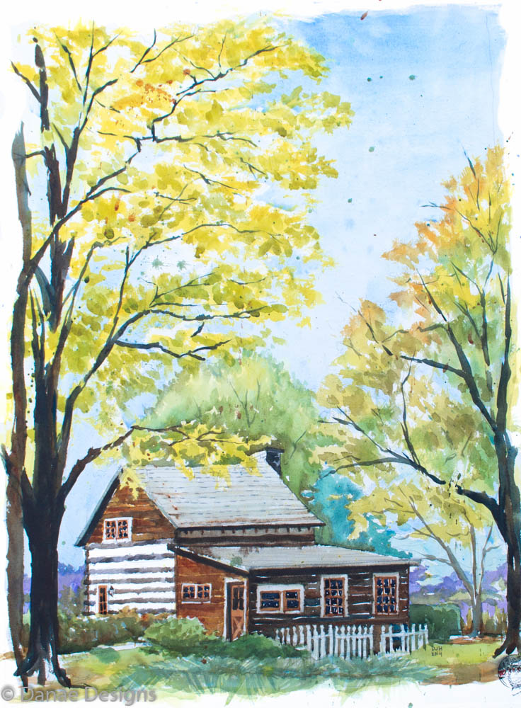 Danae Designs Plein Air Watercolor Impressions on Town and Country Saint Louis Missouri Peoples Choice Award