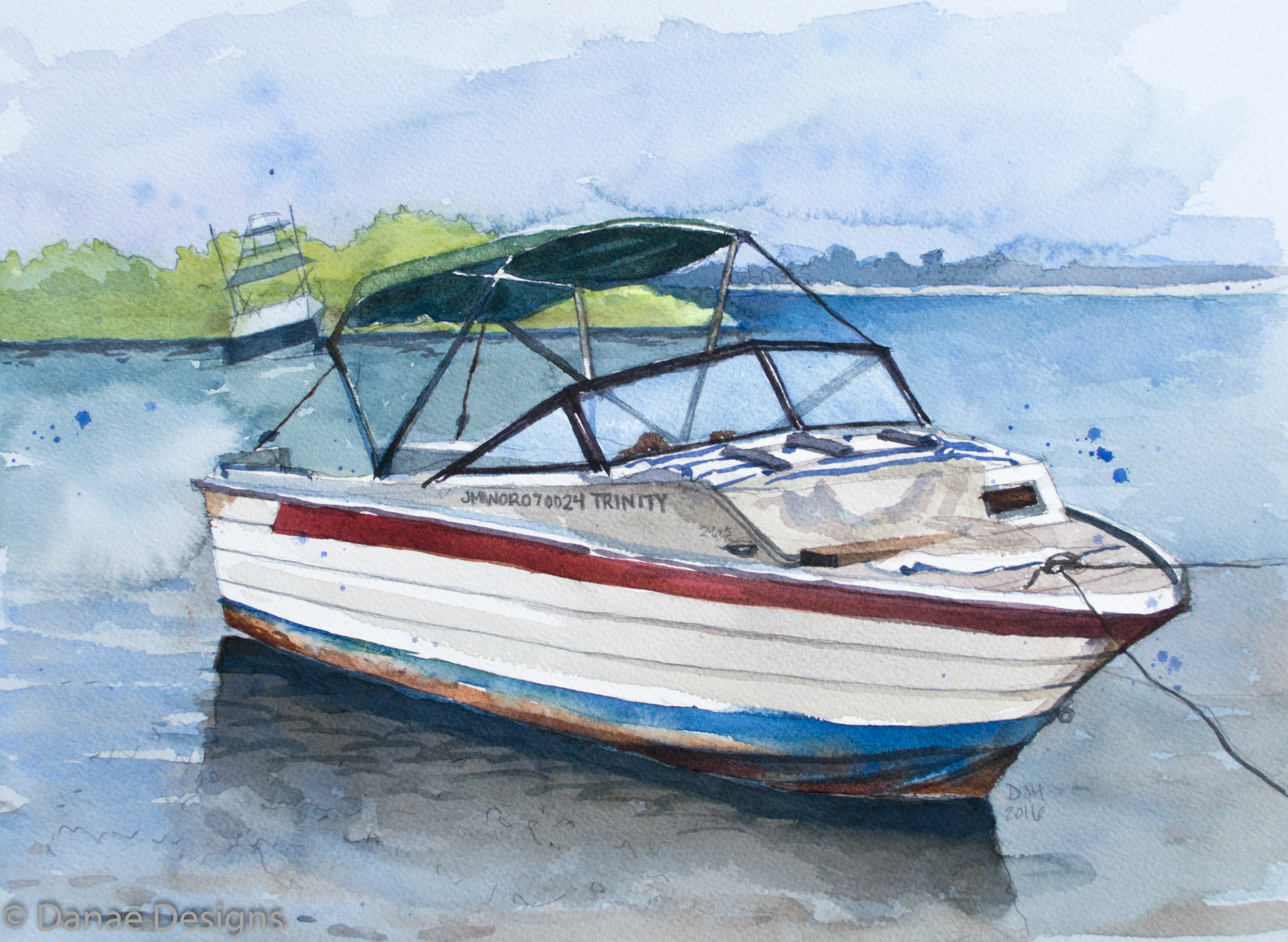 danae-designs-plein-air-watercolor-ocho-rios-jamaica-boat-harbor