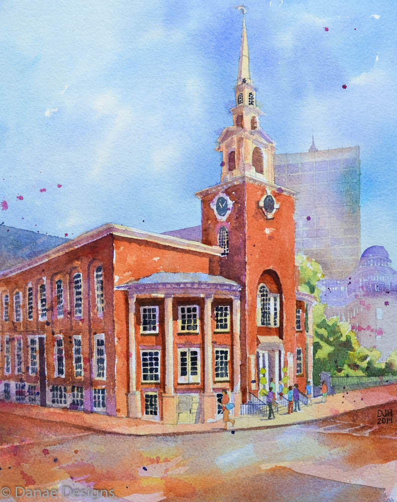 Danae Designs Park Street Church Boston, MA