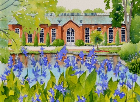 Palm House Danae Designs Architectural Hand Rendering inWatercolor Palm House Danae Designs Architectural Hand Rendering inWatercolor