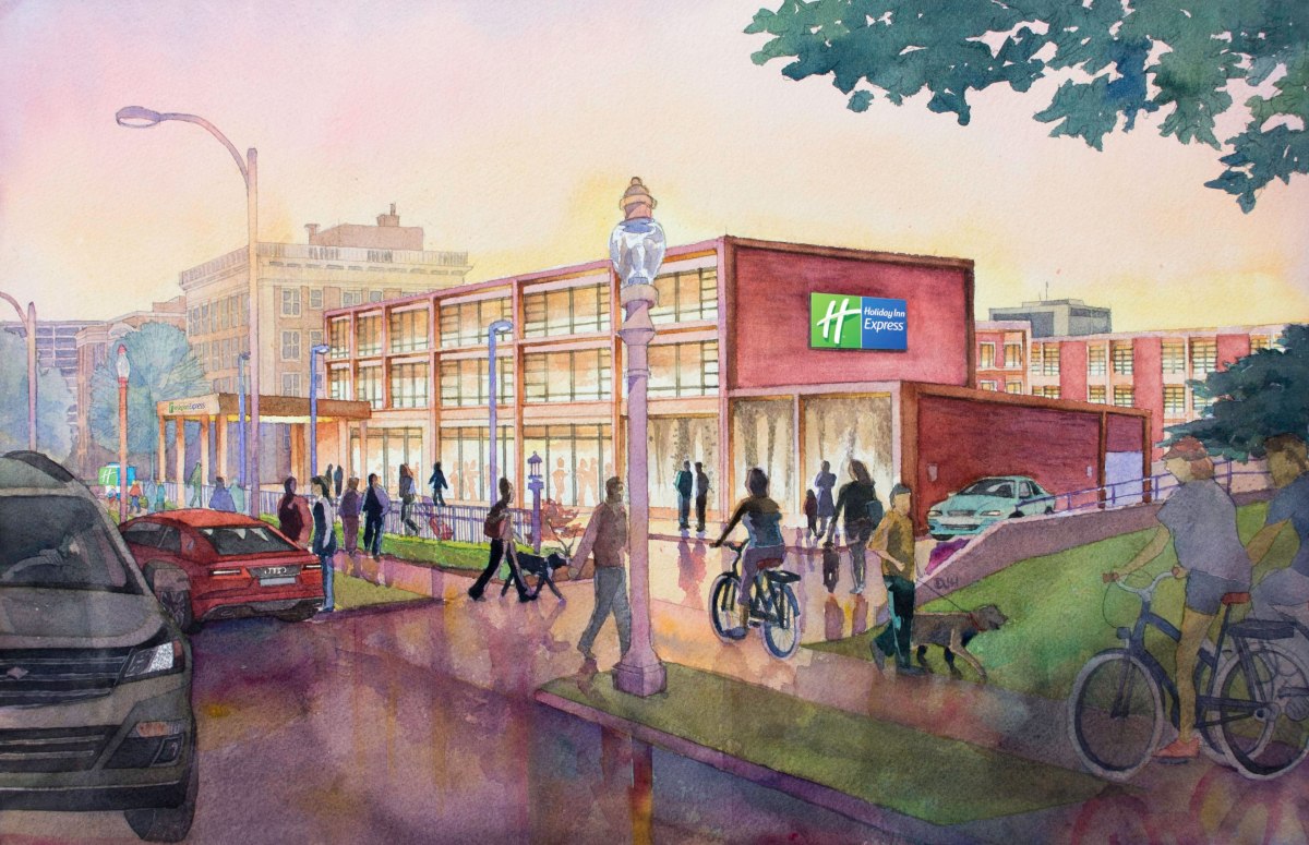 Architectural Rendering Holiday Inn Express Central West End Saint Louis, MO