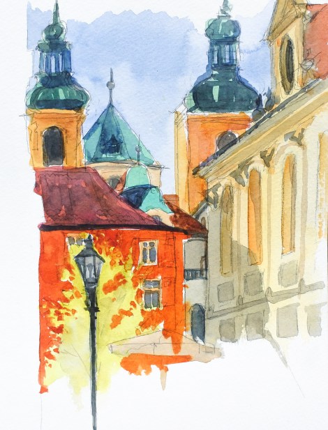Danae Designs LLC Watercolor Plein Air Europe Prague